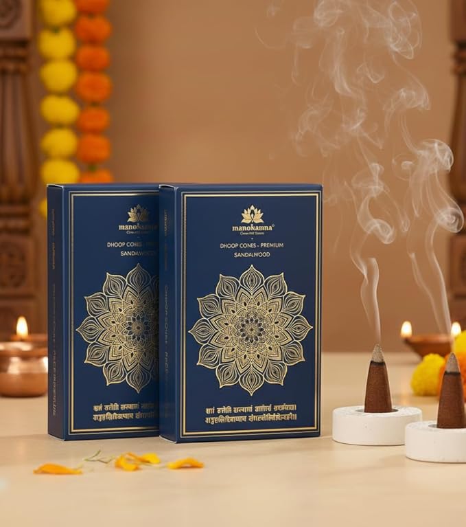 Fresh Flower Dhoop Cone - Pack of Two